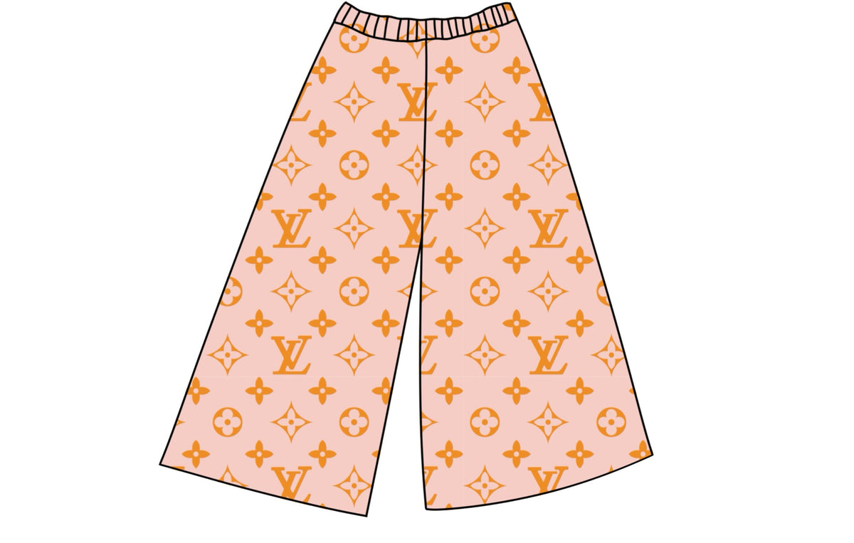 LOUNGE PANTS - PINK/ORANGE BOUJEE