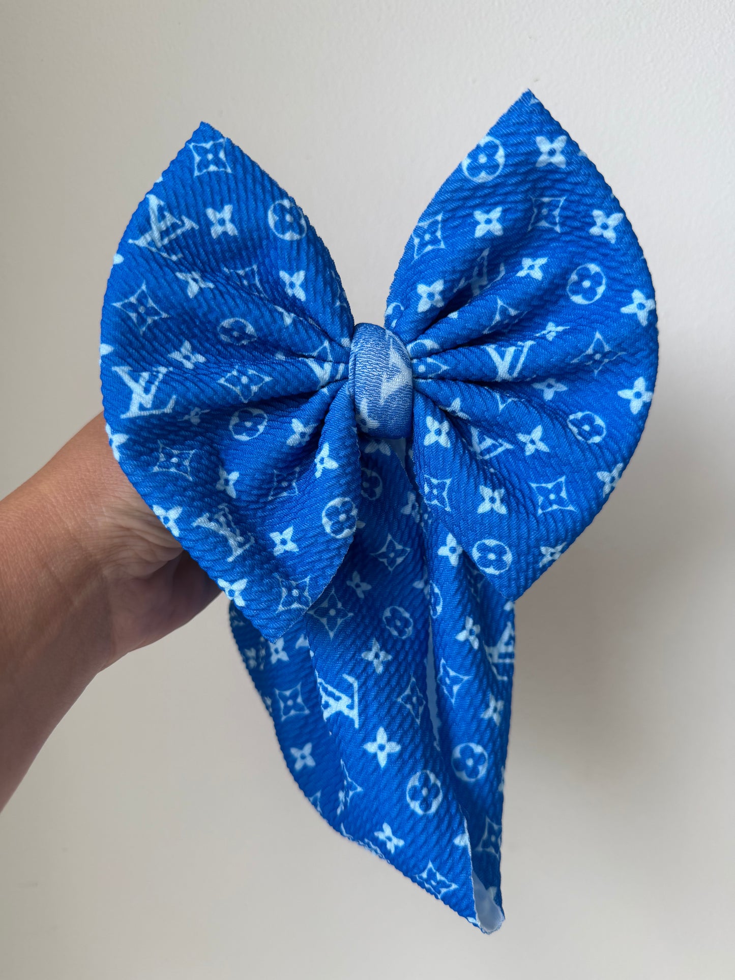 BABY REGULAR BOW - 4TH OF JULY - ROYAL BOUJEE