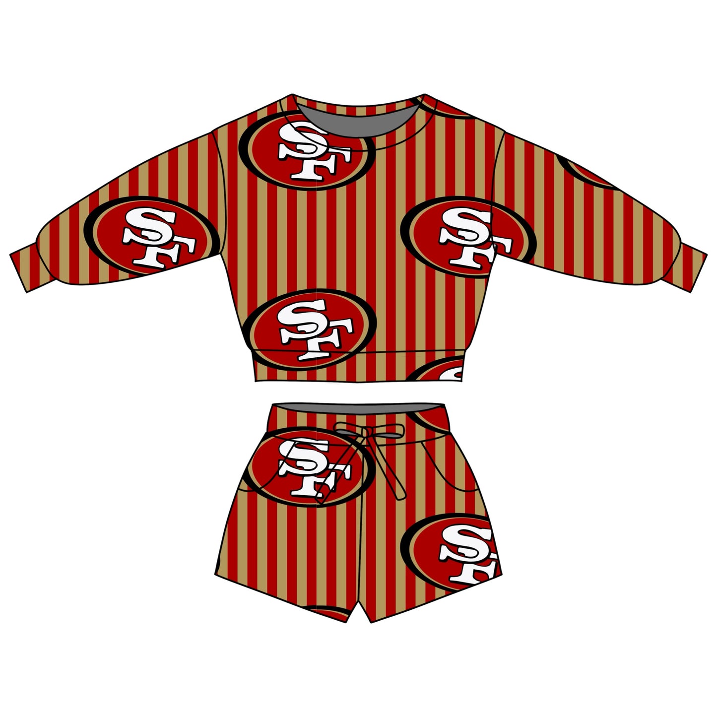 PRE ORDER - N F L LOUNGE SET - 49ERS