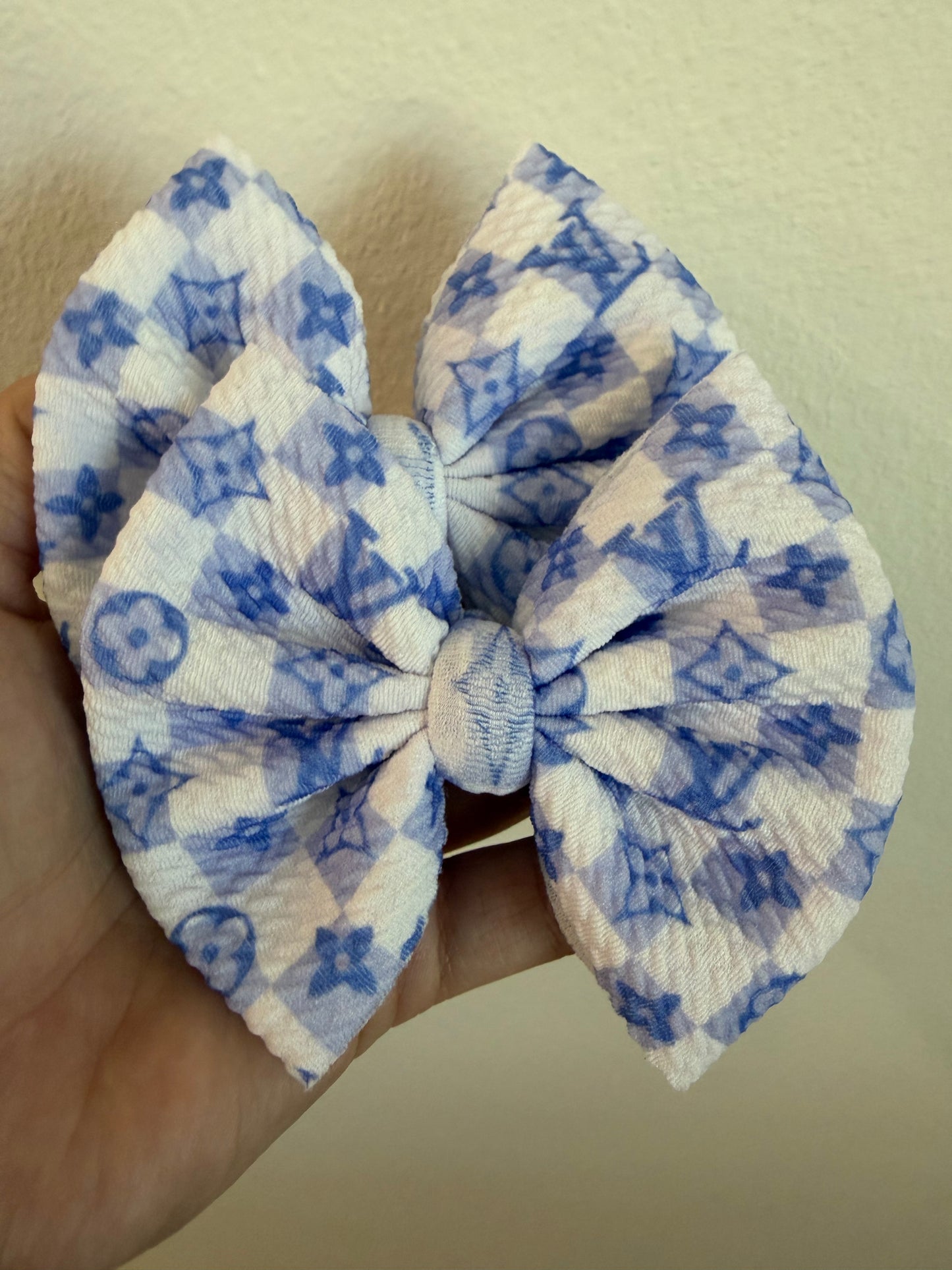 PIGGIE CLIPS - PURPLE CHECKERED BOUJEE