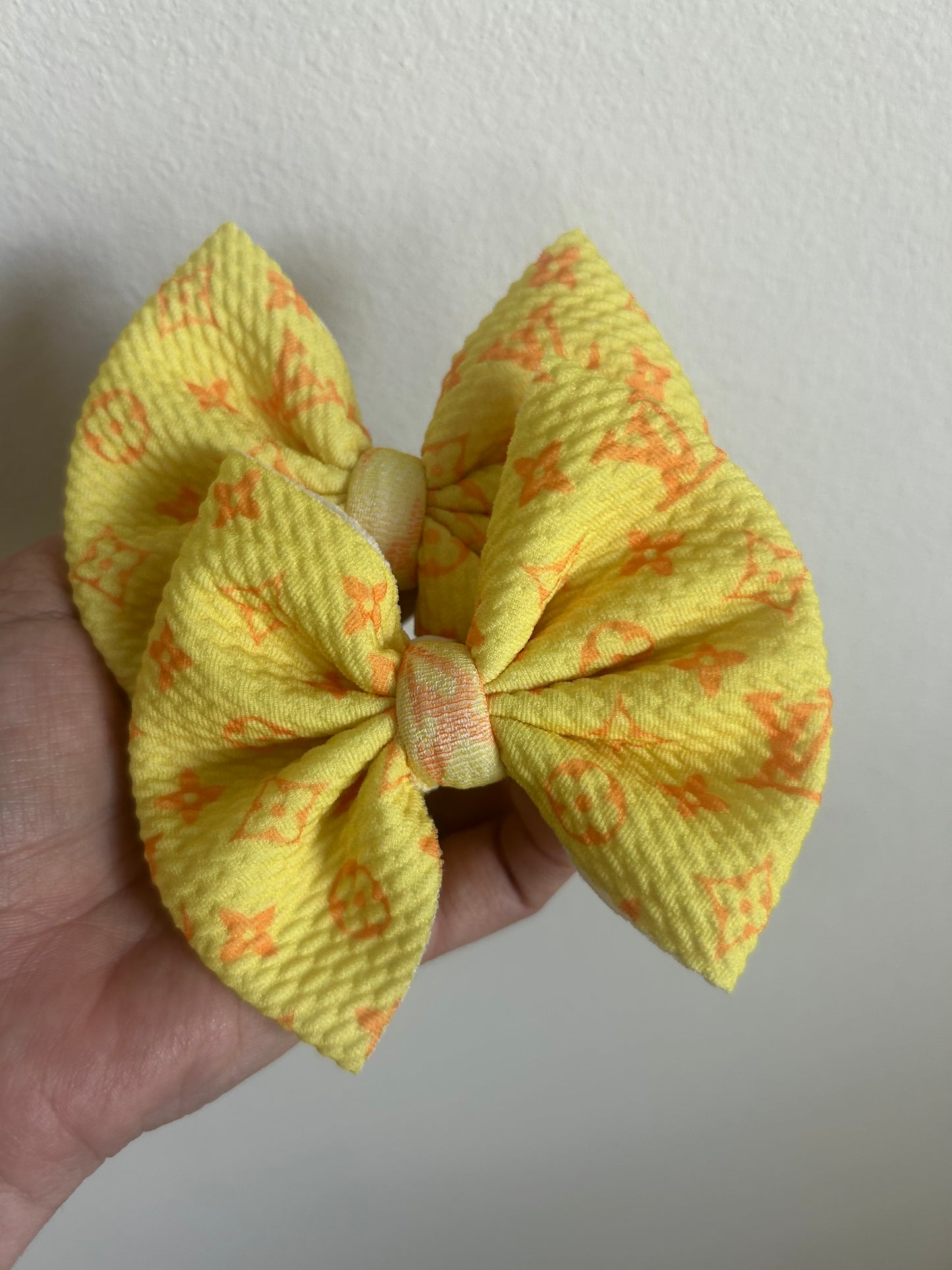 PIGGIE CLIPS - BRIGHT YELLOW BOUJEE