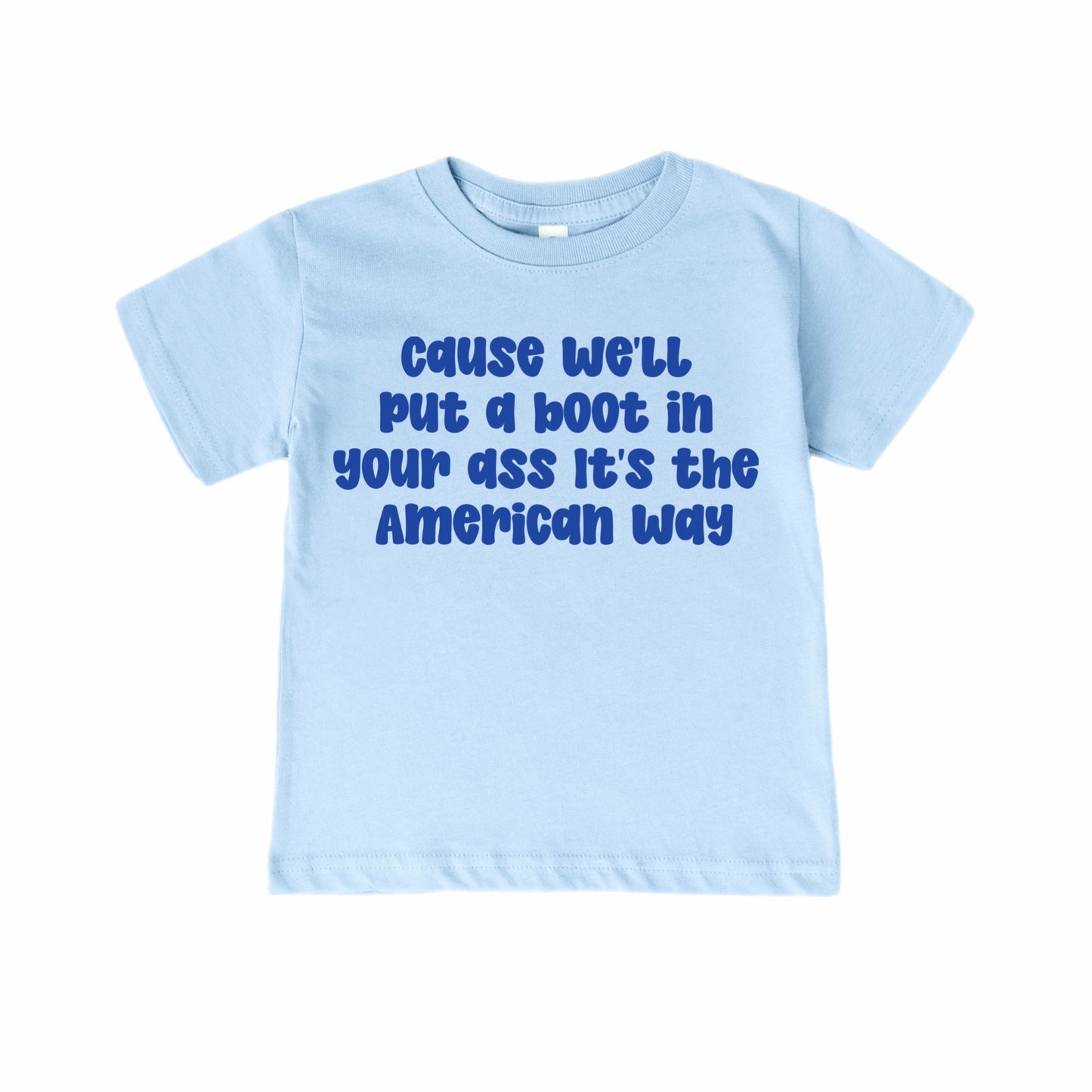 TEE - BLUE AMERICAN WAY