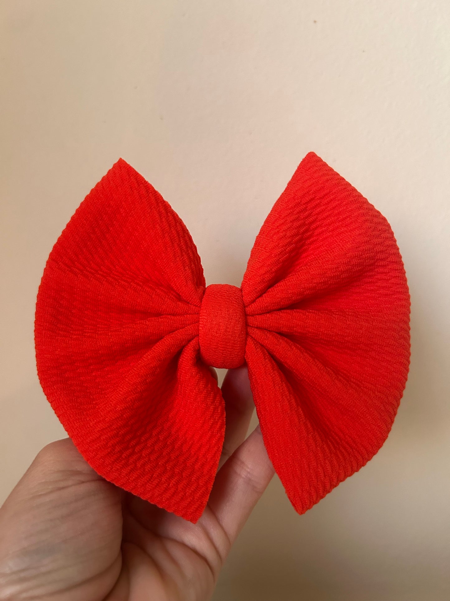 BIG CLIP - SOLID ORANGE/RED