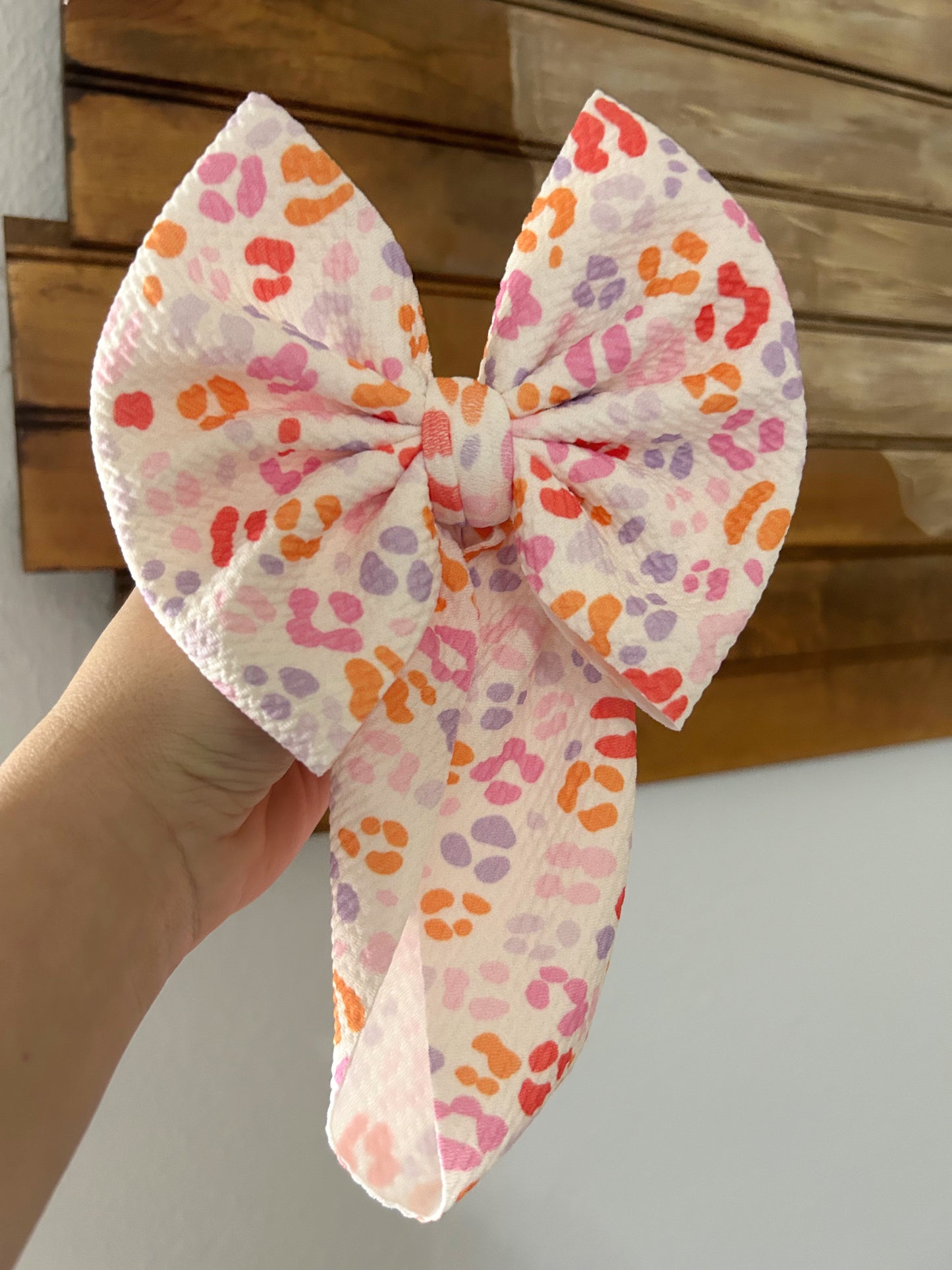 BOW - GIRLY CHEETAH