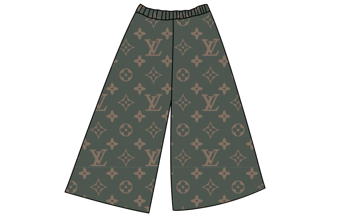 LOUNGE PANTS - DARK GREEN BOUJEE