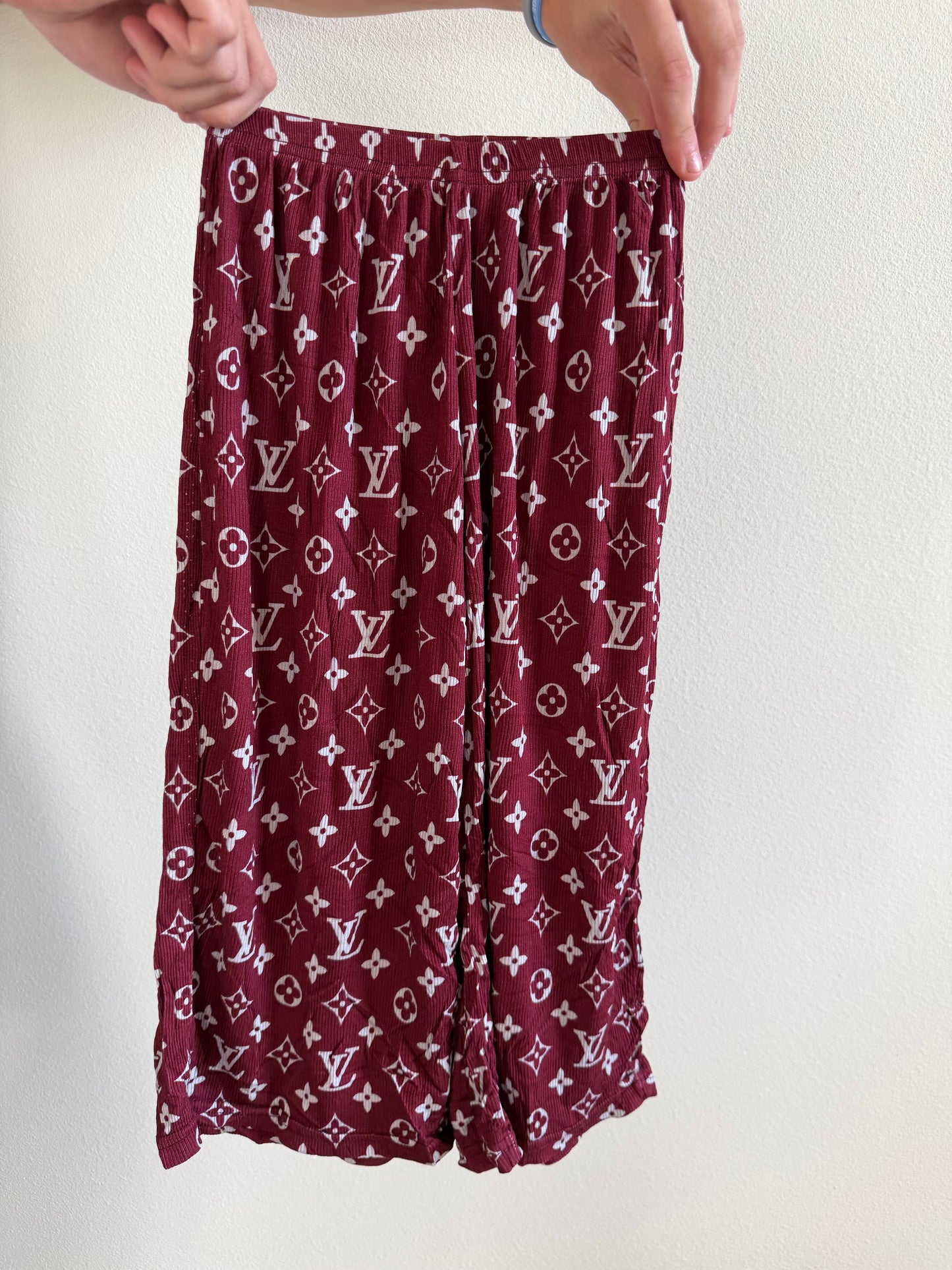 LOUNGE PANTS - MAROON BOUJEE