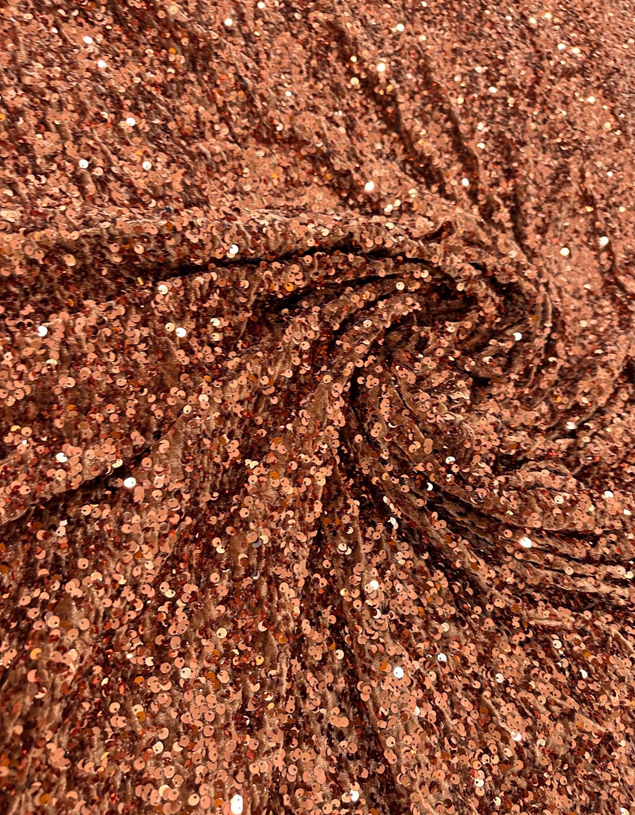 SEQUIN BOW - COPPER