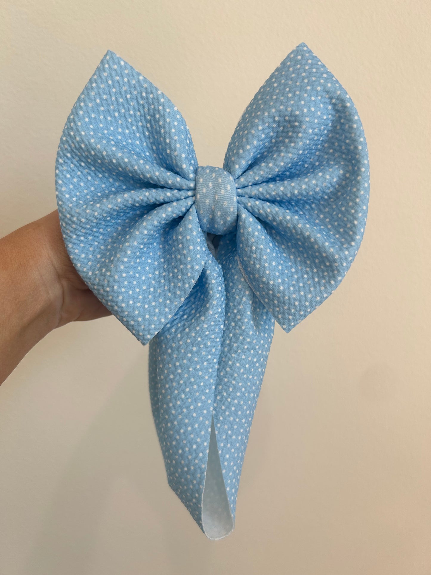 BABY REGULAR- BLUE DITZY DOTS