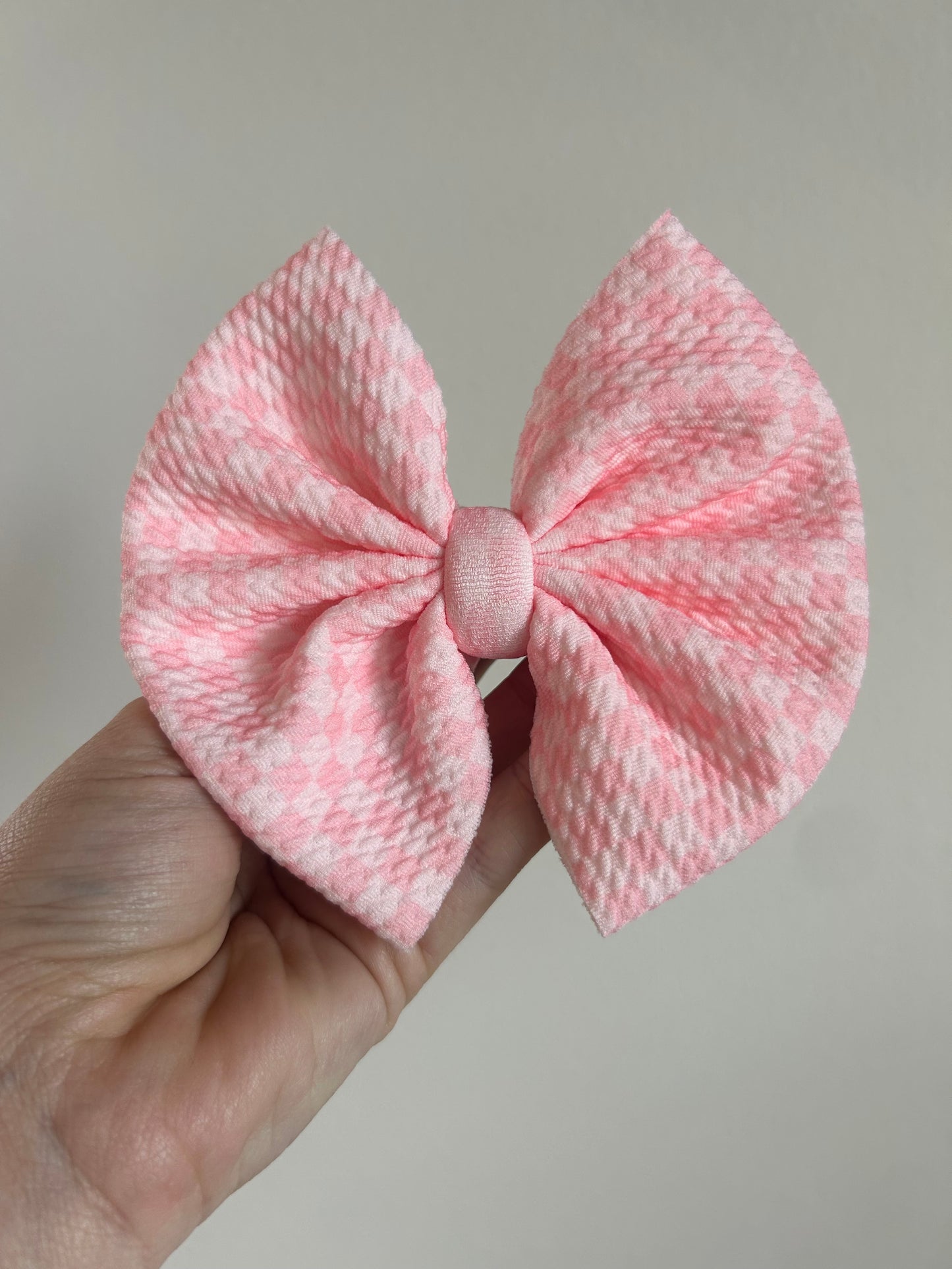 BIG CLIP - PINK/PINK CHECKERED (PINK DROP)