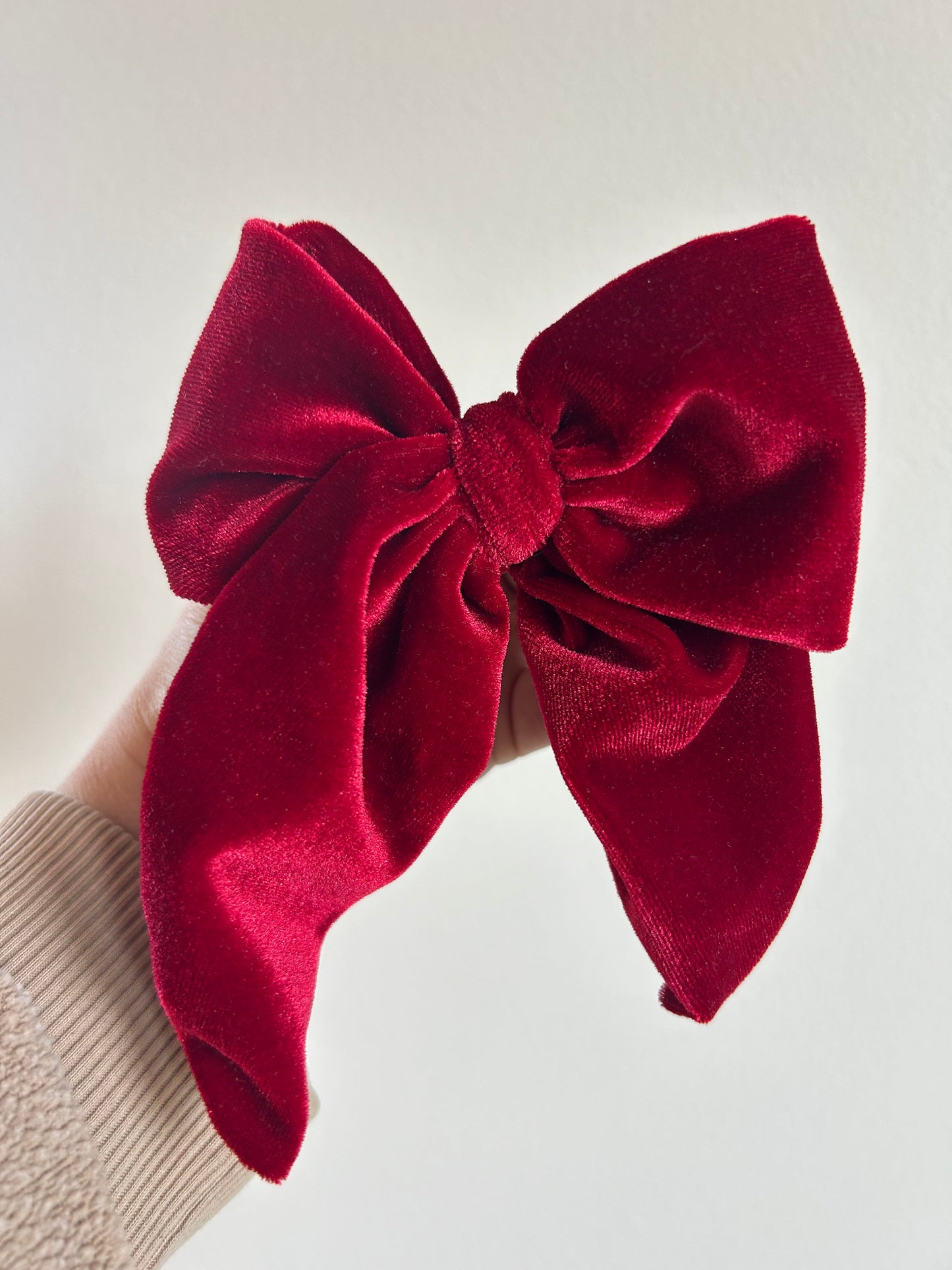 SAILOR BOW - READY TO SHIP - RED VELVET