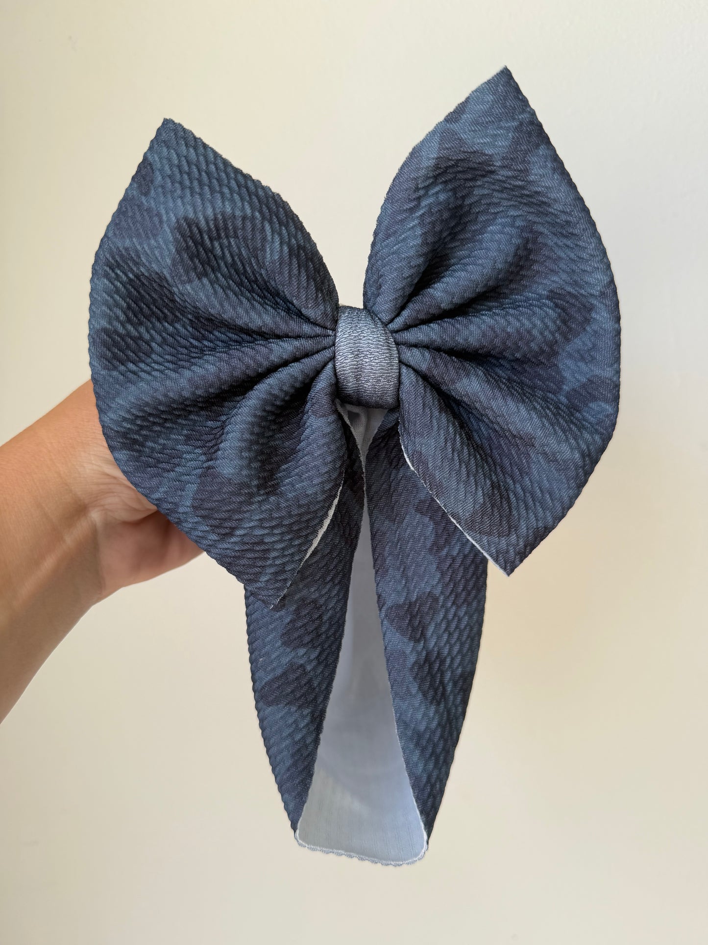 BABY REGULAR BOW- BLACK CAMO