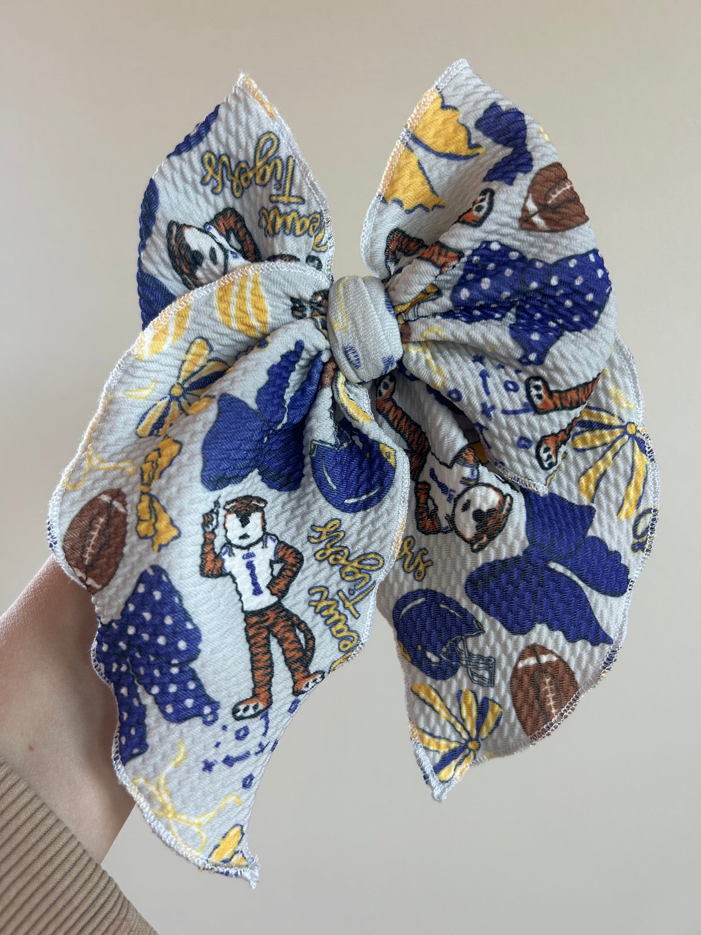 SAILOR BOW - READY TO SHIP - TIGERS BOWS