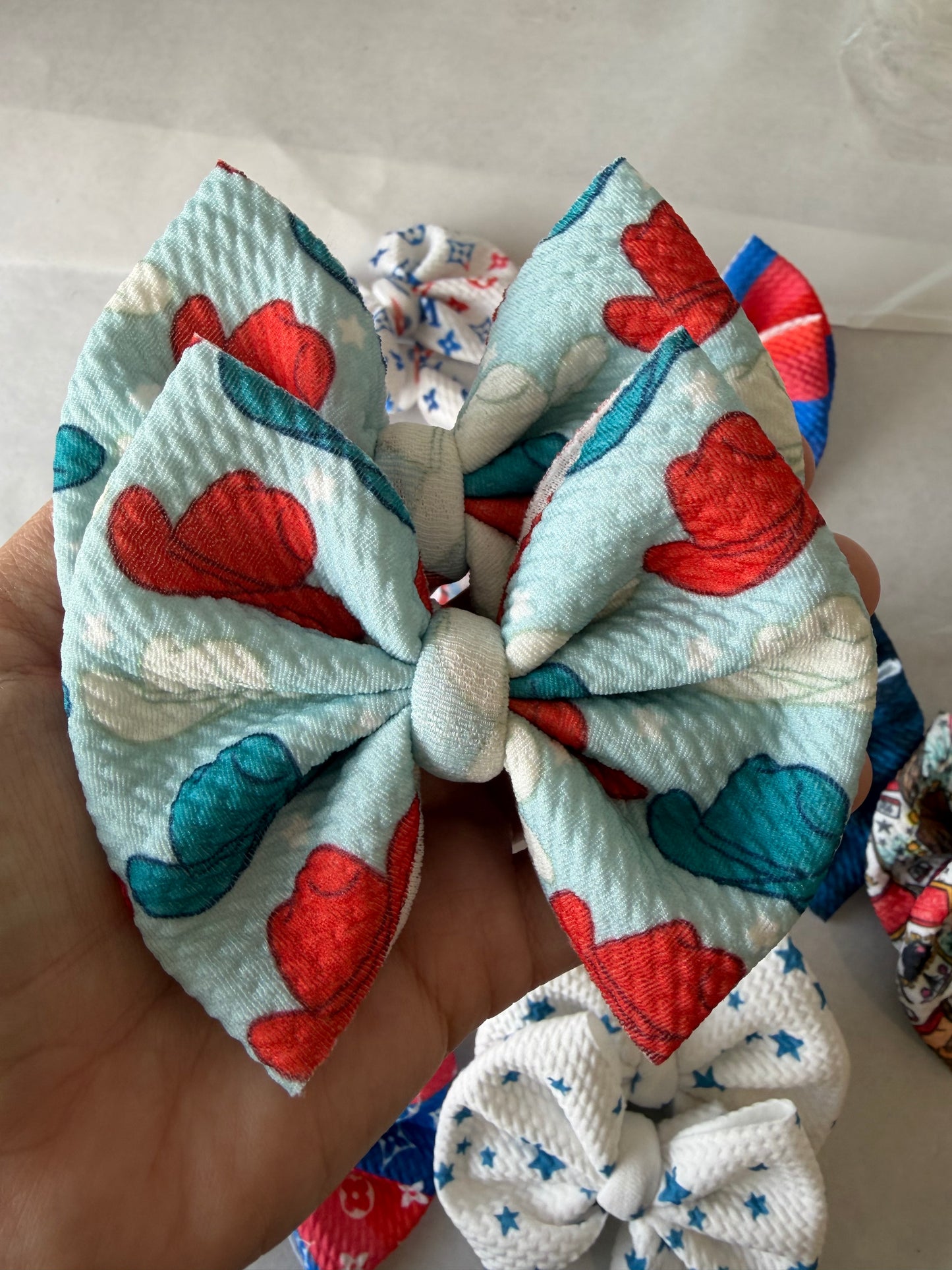 4TH OF JULY PIGGIES - COWBOY HATS