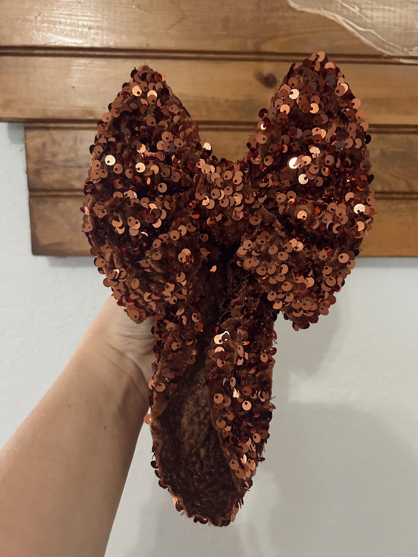 SEQUIN BOW - COPPER