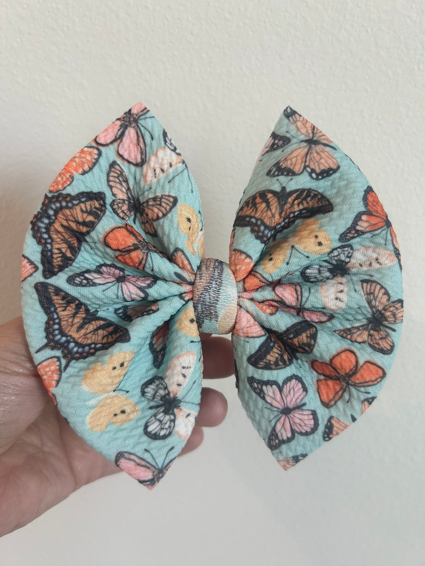 PIGGIE CLIPS - TURQUOISE BUTTERFLIES