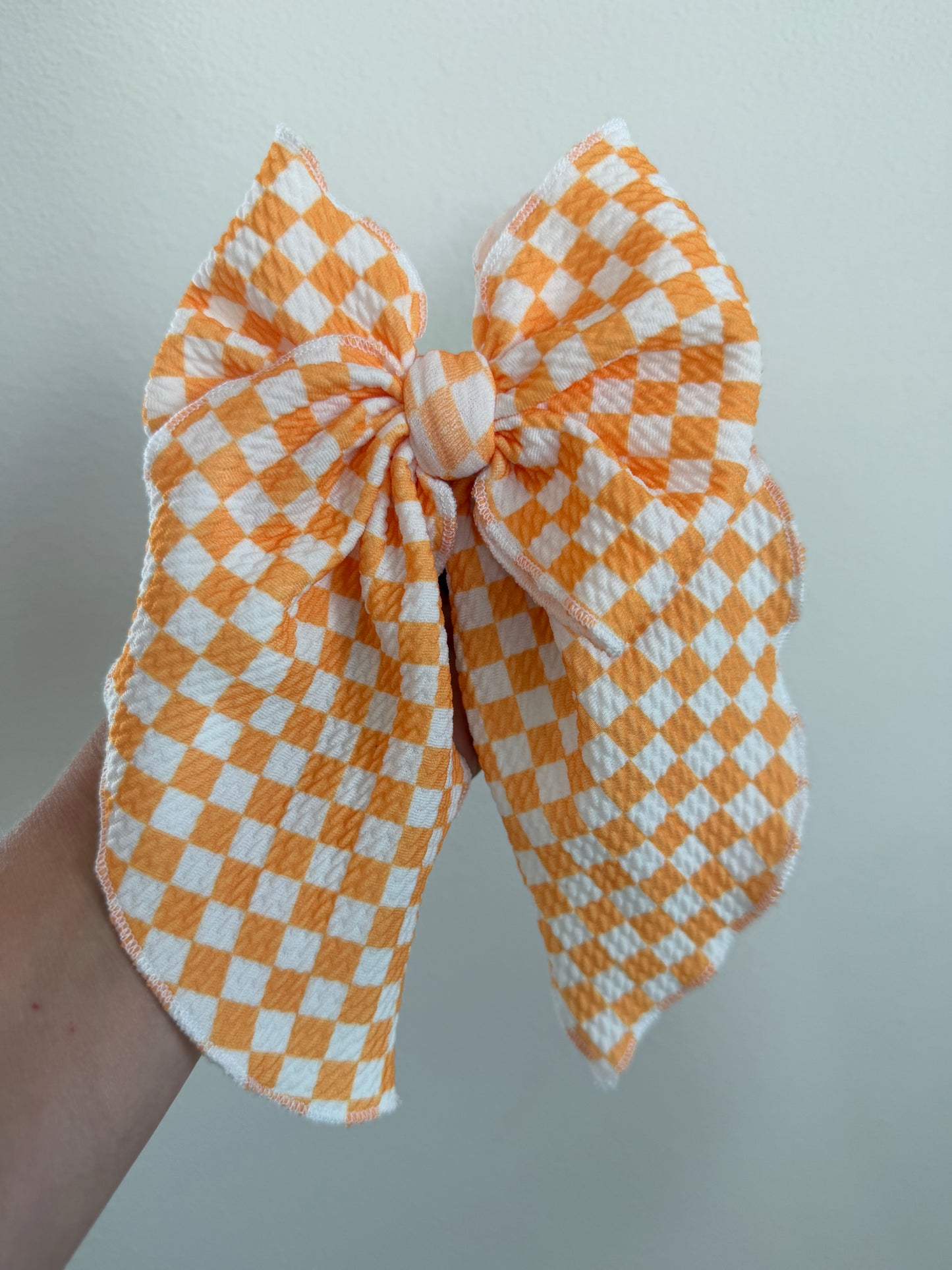 YELLOW/WHITE CHECKERED SAILOR