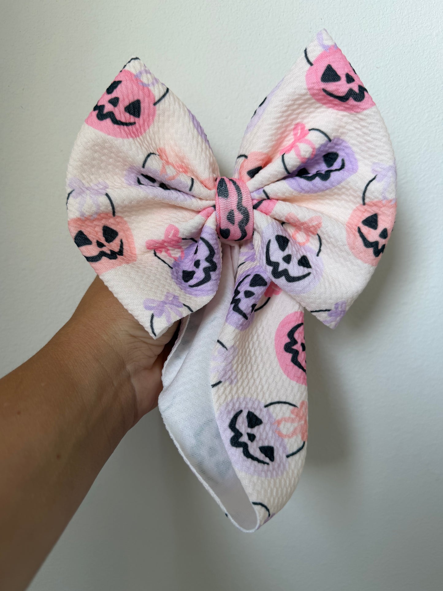 HALLOWEEN BOW - GIRLY PUMPKINS