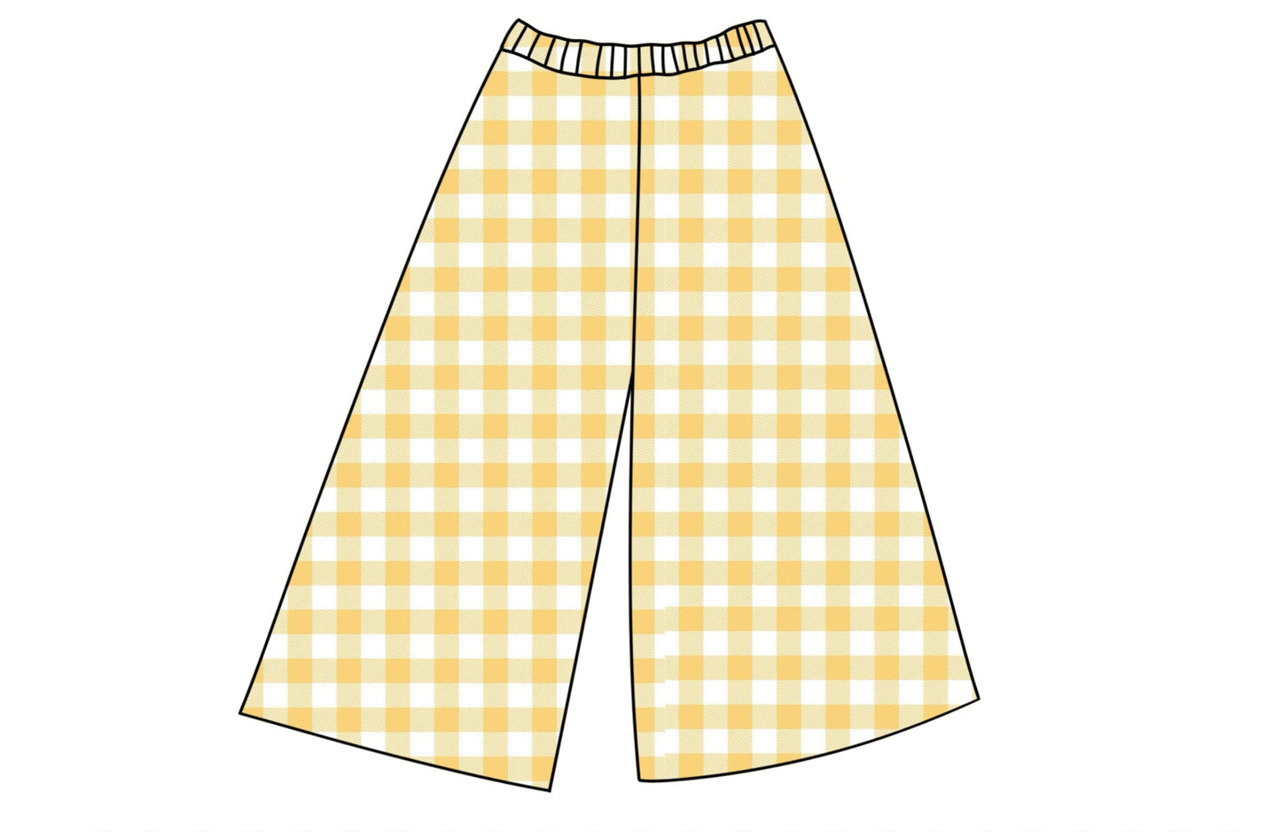 YELLOW GINGHAM - LOUNGE PANTS