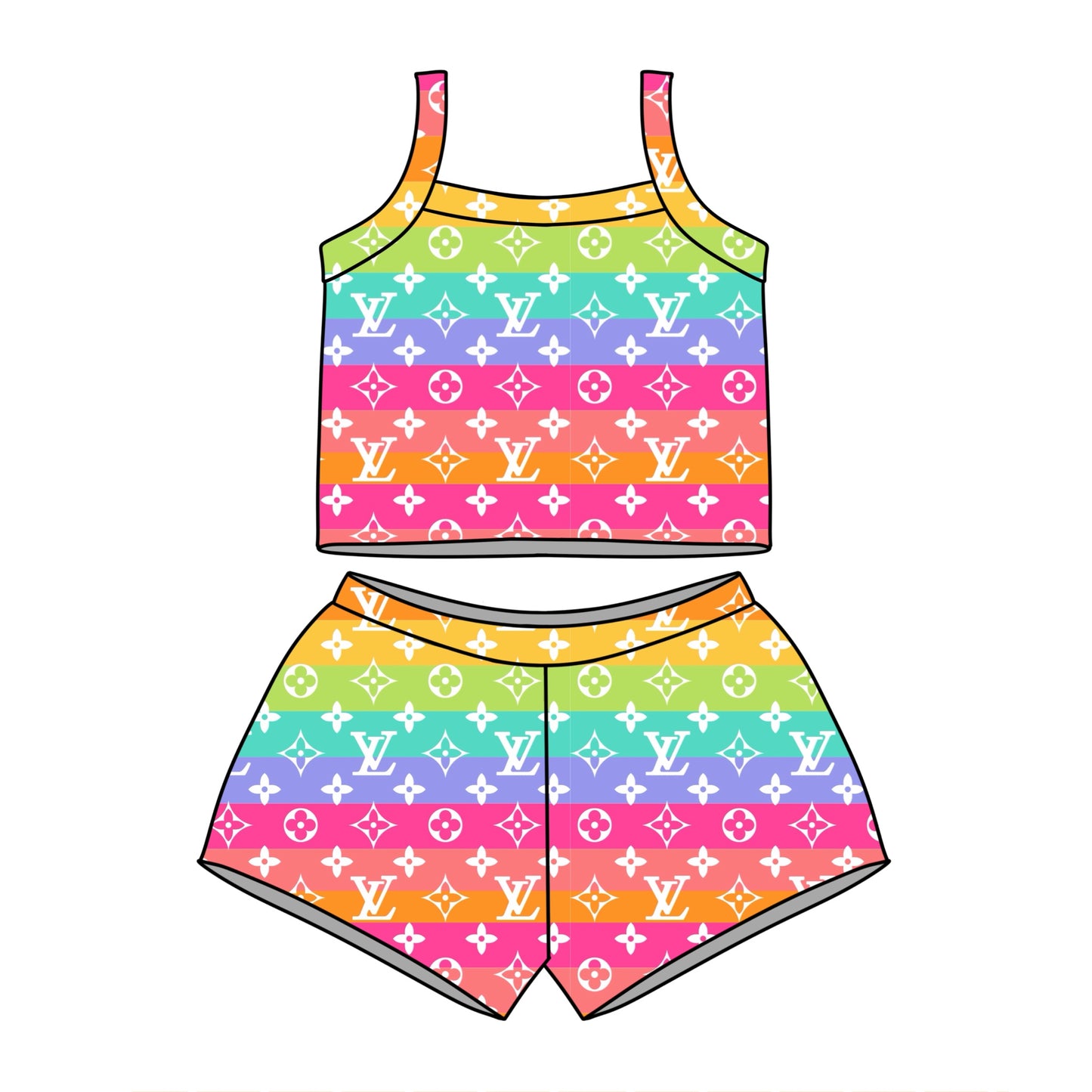 BOUJEE SUMMER STRIPE SET