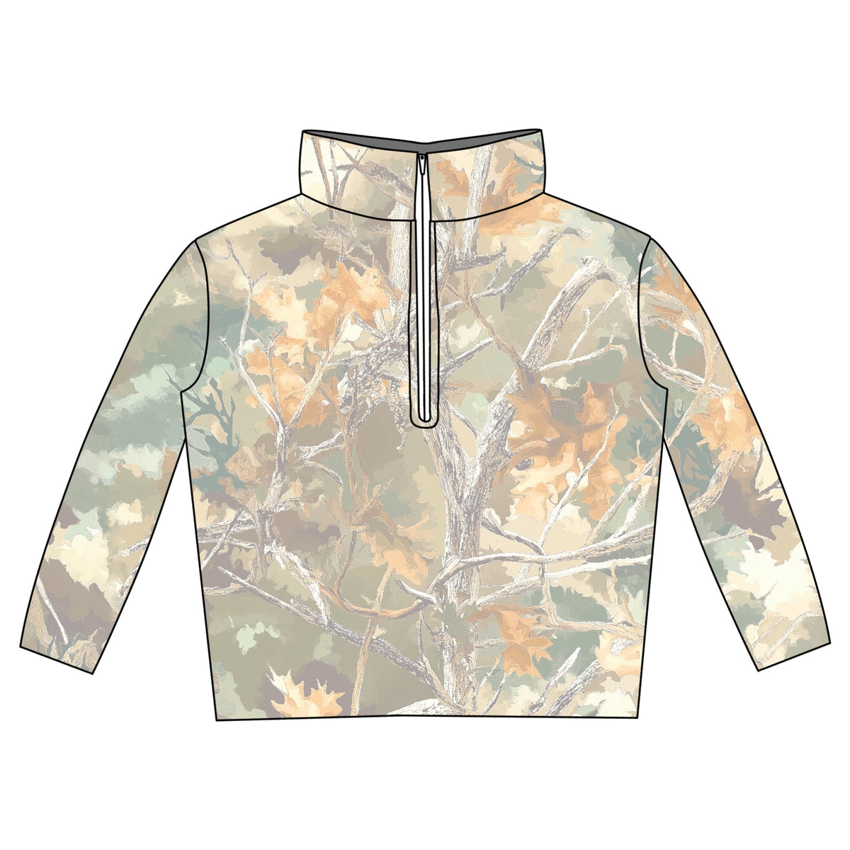 FLEECE PULLOVER PRE ORDER - LIGHT CAMO