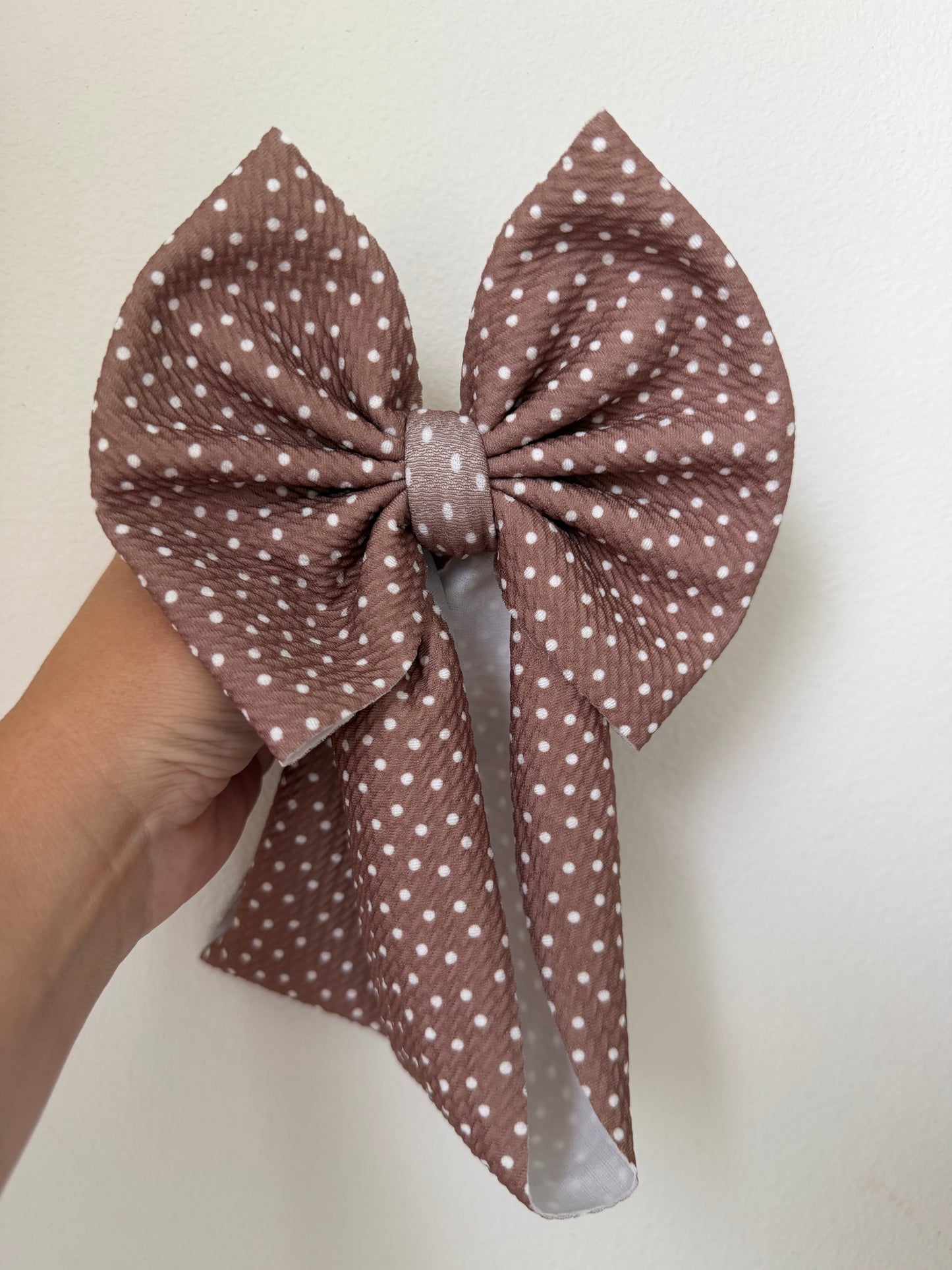 BABY REGULAR -BROWN DITZY DOTS