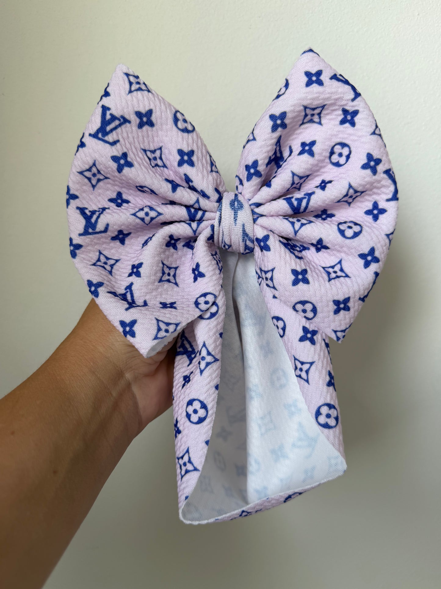 HALLOWEEN BOW - BOUJEE LIGHT PURPLE/ DARK PURPLE