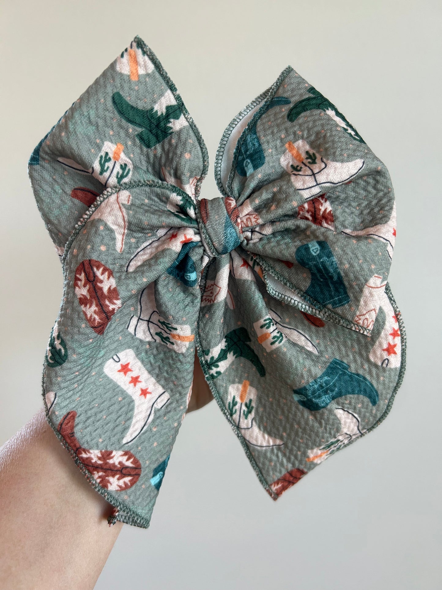 SAILOR BOW - READY TO SHIP - SAGE BOOTS