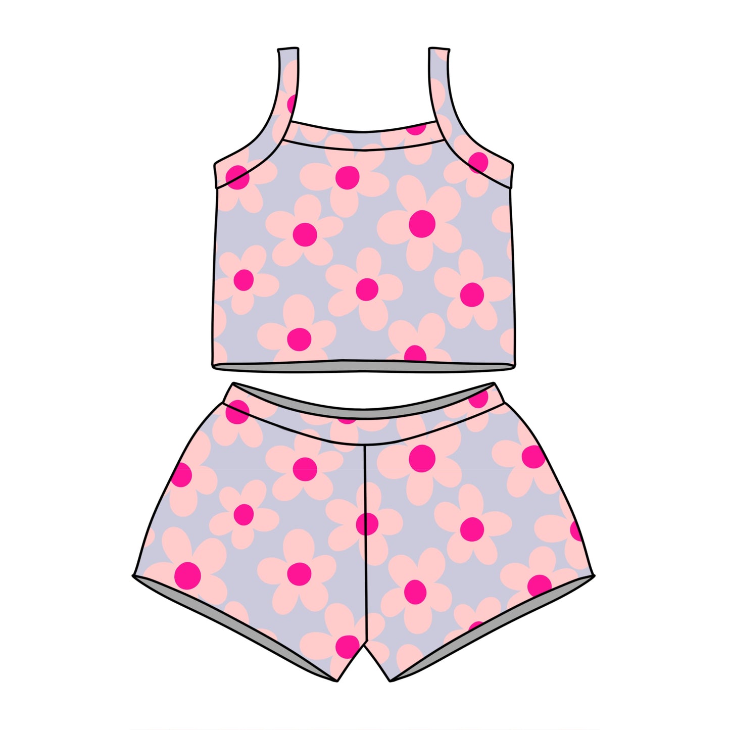 PRE ORDER - DAISIES - PERWINKLE