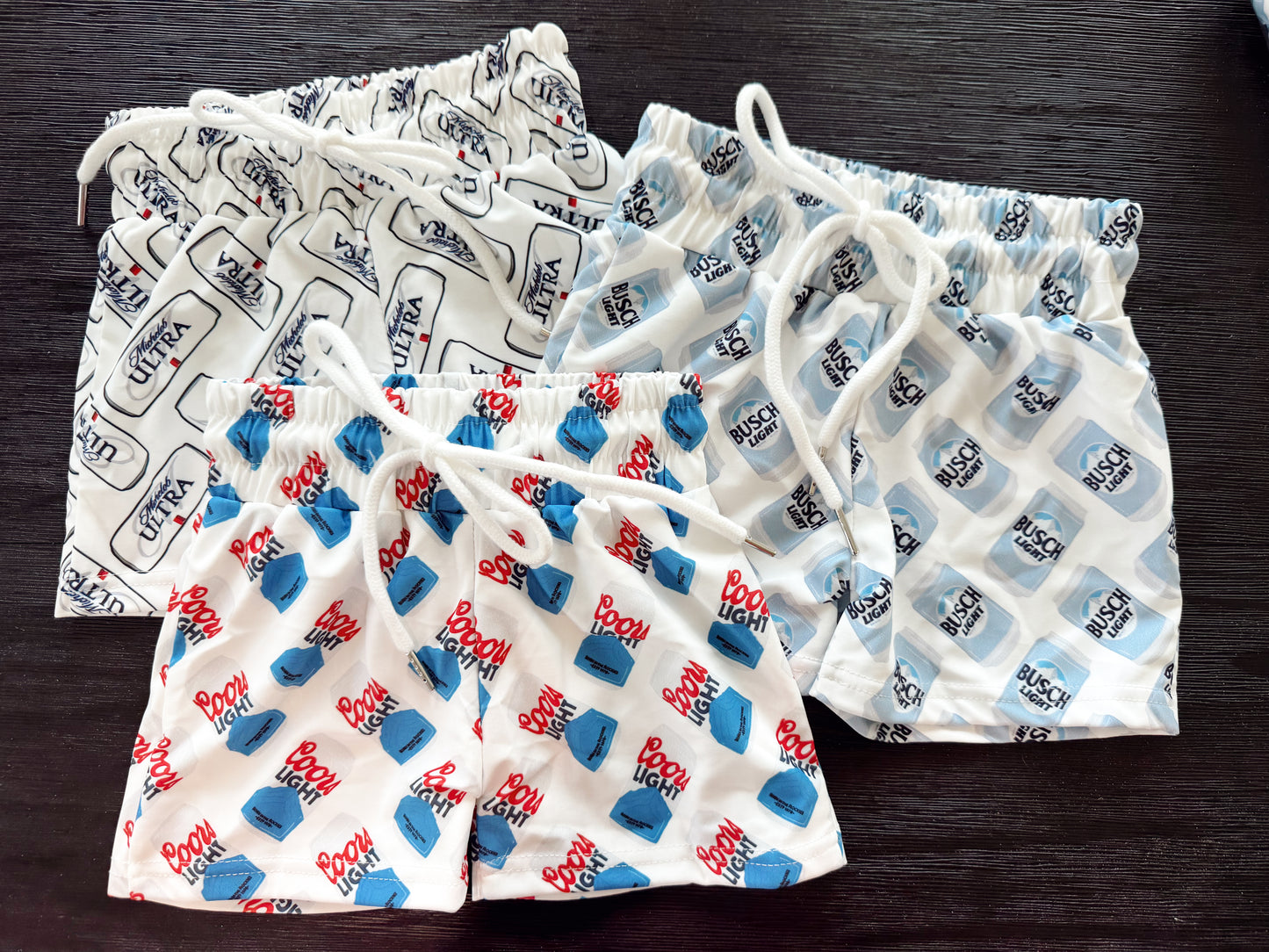 BEER SWIM TRUNKS