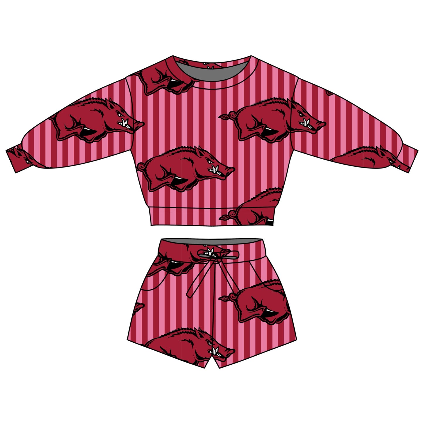GAME DAY LOUNGE SET - PRE ORDER - RAZORBACKS