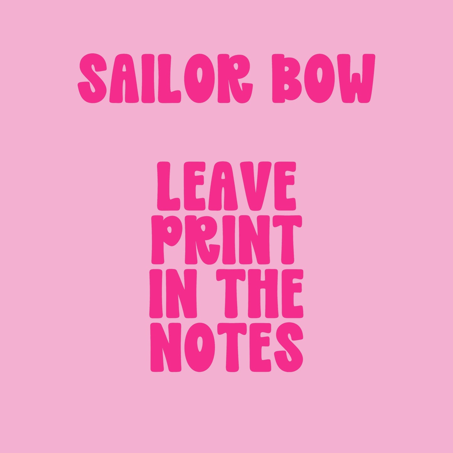 SAILOR - CUSTOM