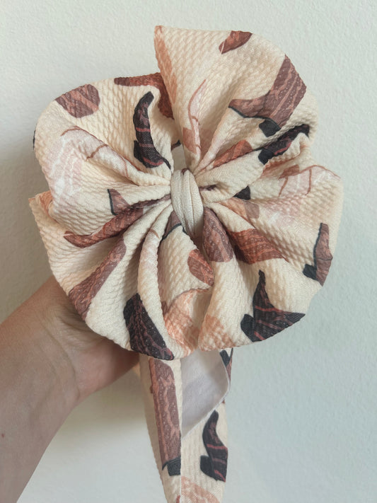 BABY MESSY BOW - BOOTS
