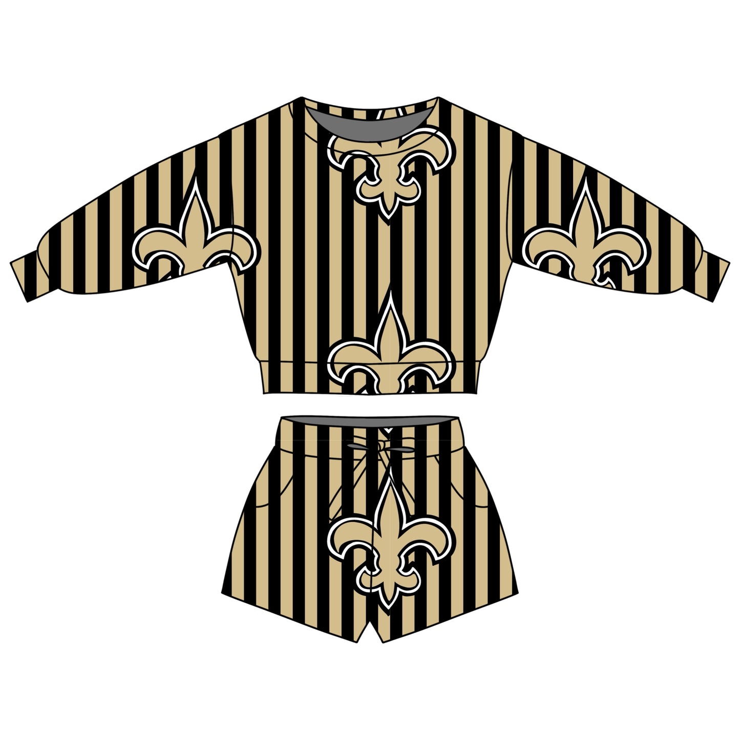 PRE ORDER - N F L LOUNGE SET - SAINTS