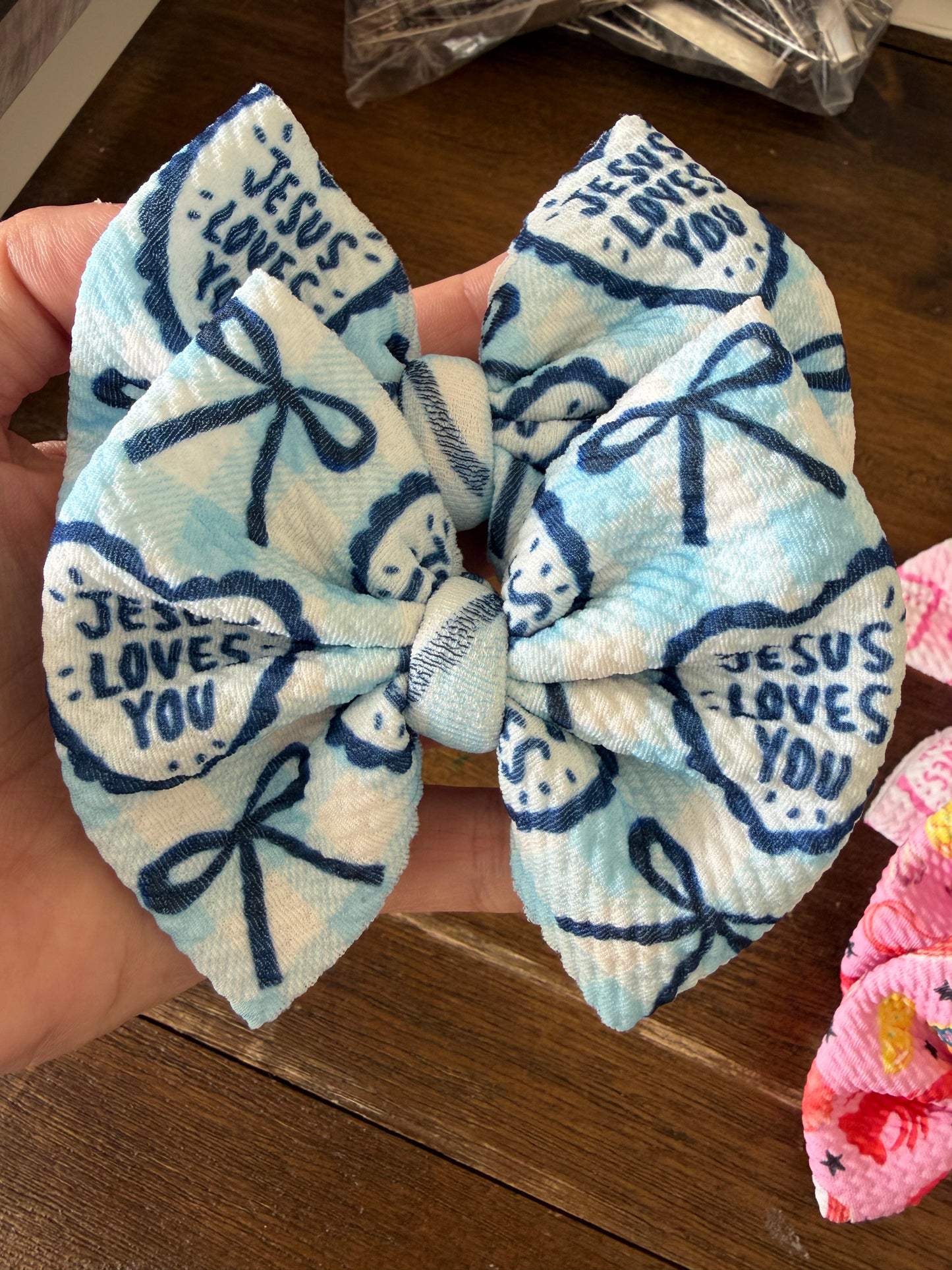 PIGGIE CLIPS - JESUS BLUE