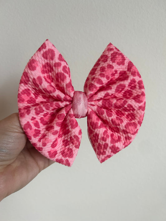 BIG CLIP - NEW PINK CHEETAH
