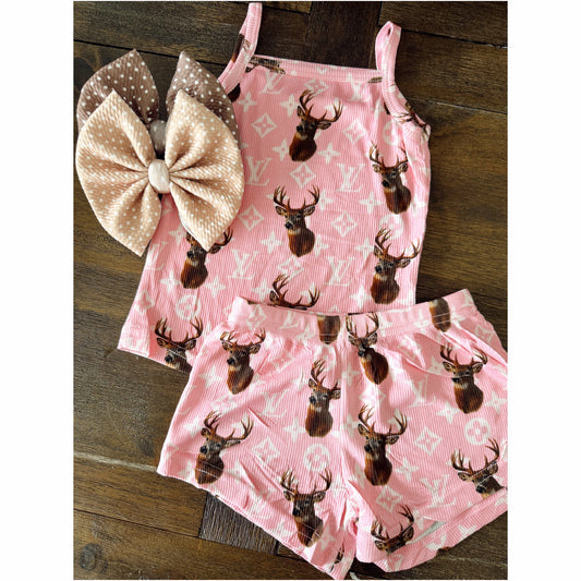 BOUJE PINK DEER TANK SET