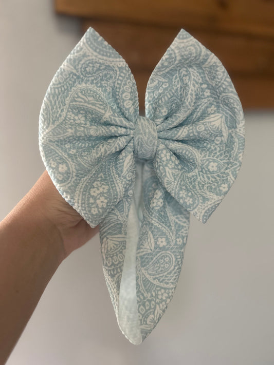 BOW - PAISLEY - BLUE
