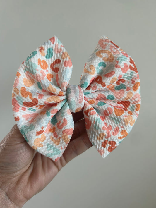 BIG CLIP - OG SUMMER CHEETAH (TURQUOISE/CORAL/RUST)