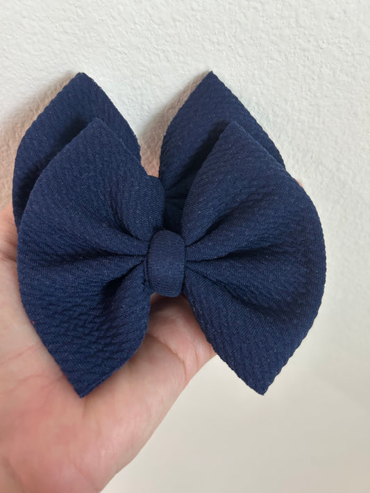 PIGGIE CLIPS - SOLID NAVY