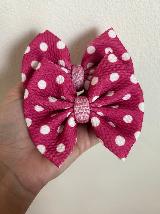 PIGGIE CLIPS - DOTS MAGENTA