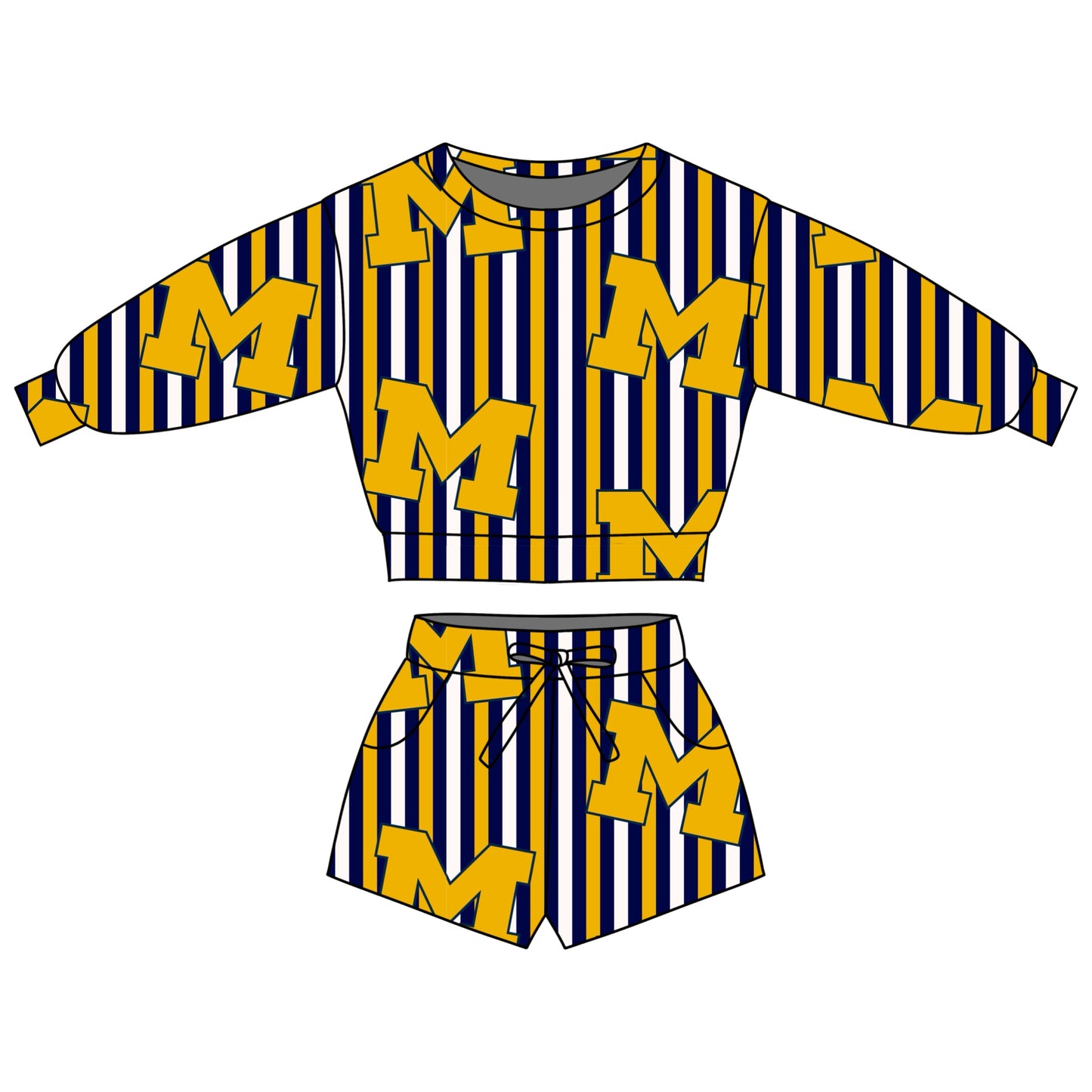 GAME DAY LOUNGE SET - PRE ORDER - MICHIGAN