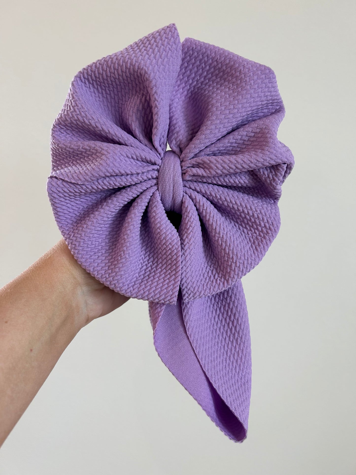 BABY MESSY BOW - LIGHT PURPLE