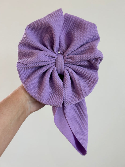 BABY MESSY BOW - LIGHT PURPLE