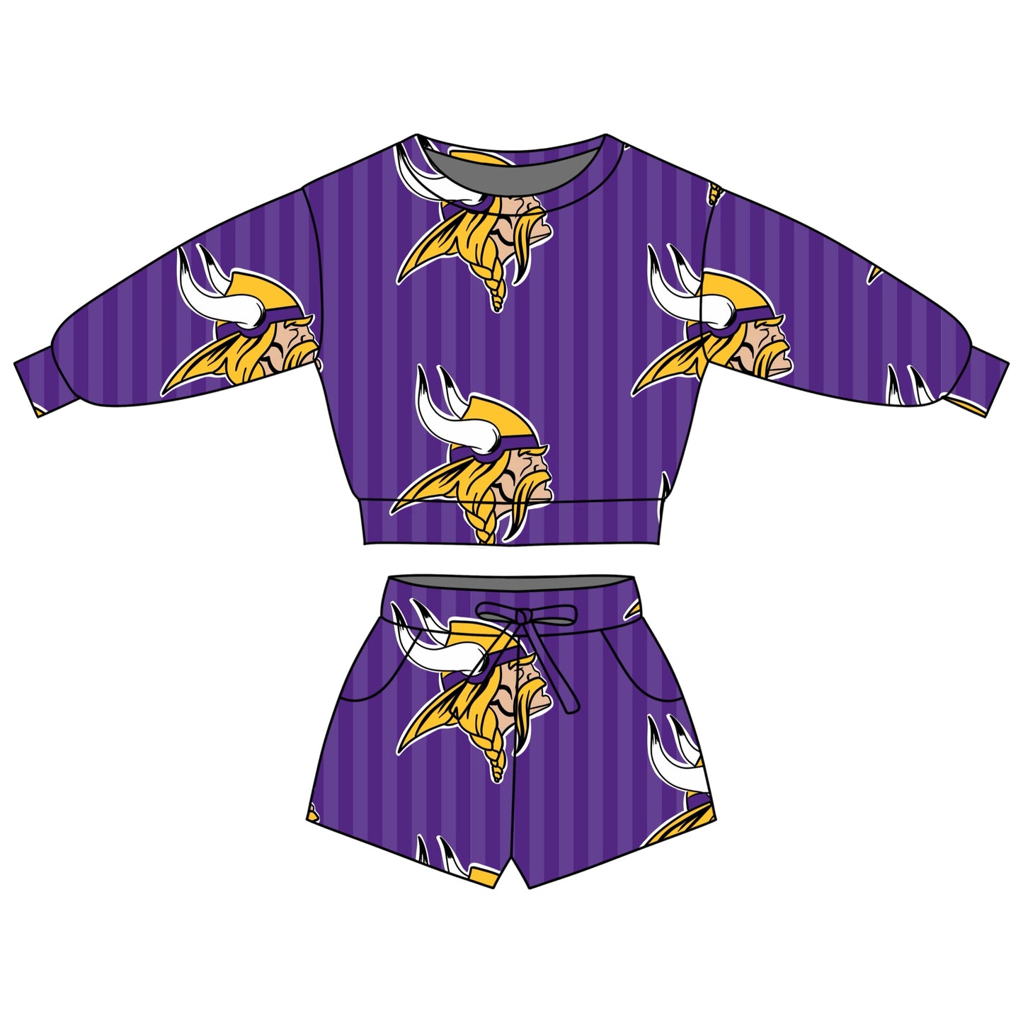 PRE ORDER - N F L LOUNGE SET - VIKINGS