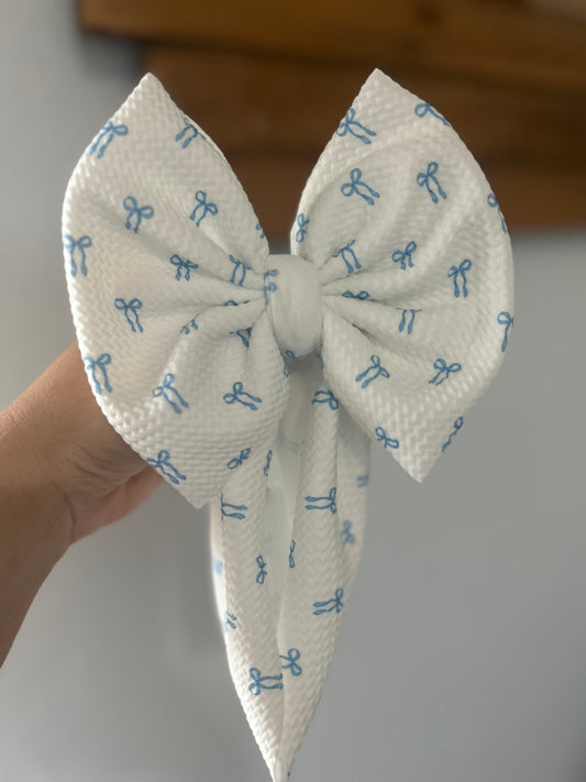 BOW - TINY BOWS - BLUE