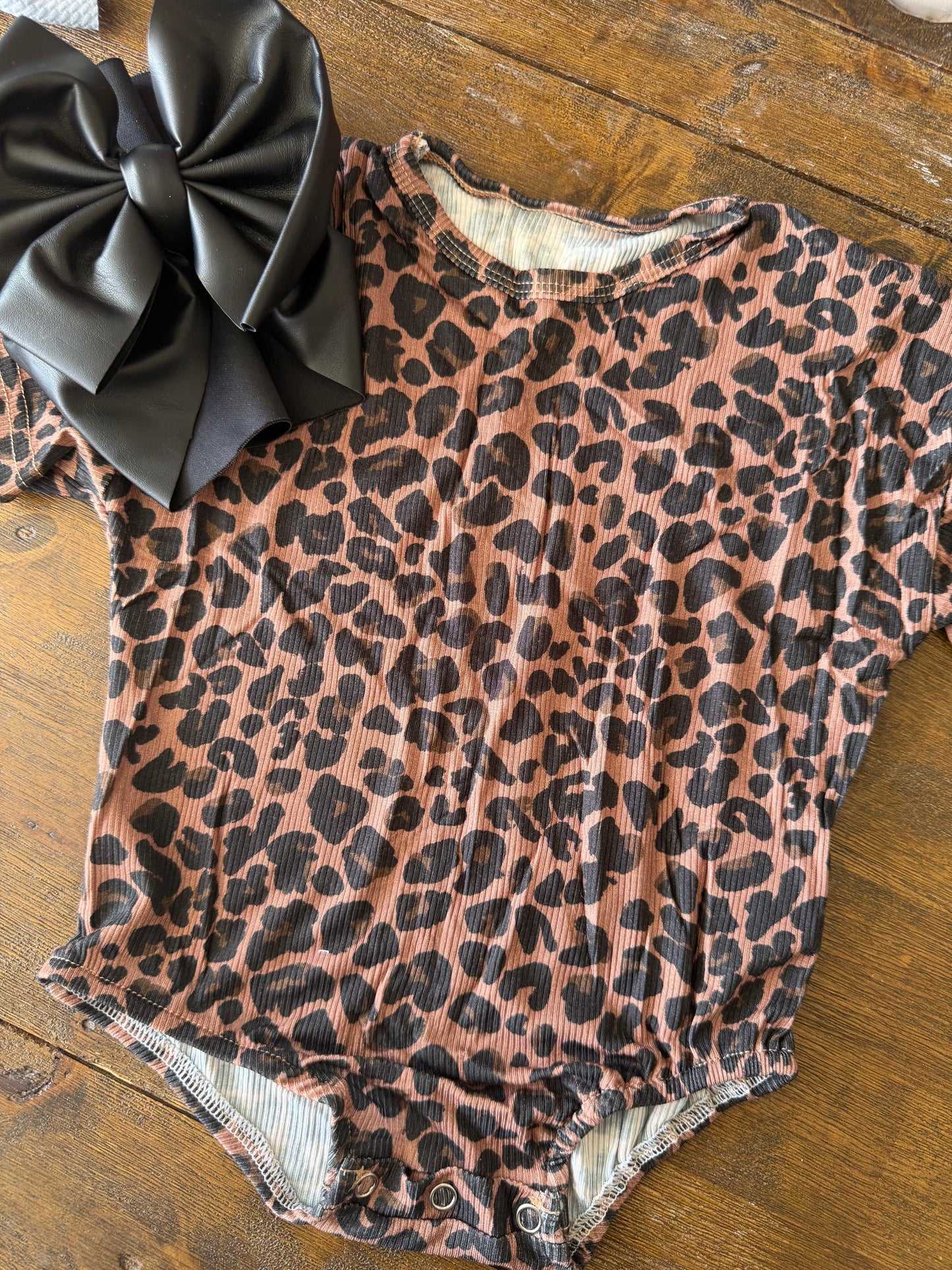 BUBBLE ROMPER - CHEETAH