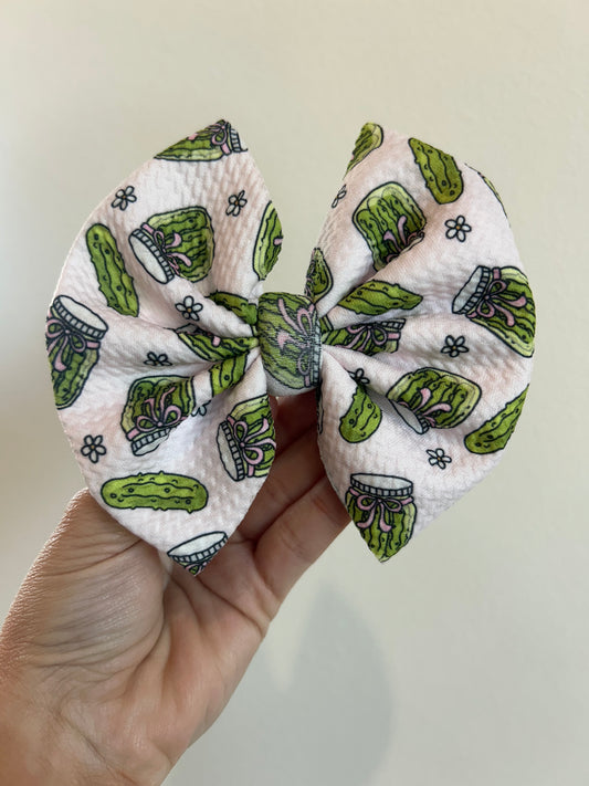 BIG CLIP BOW - PICKLES