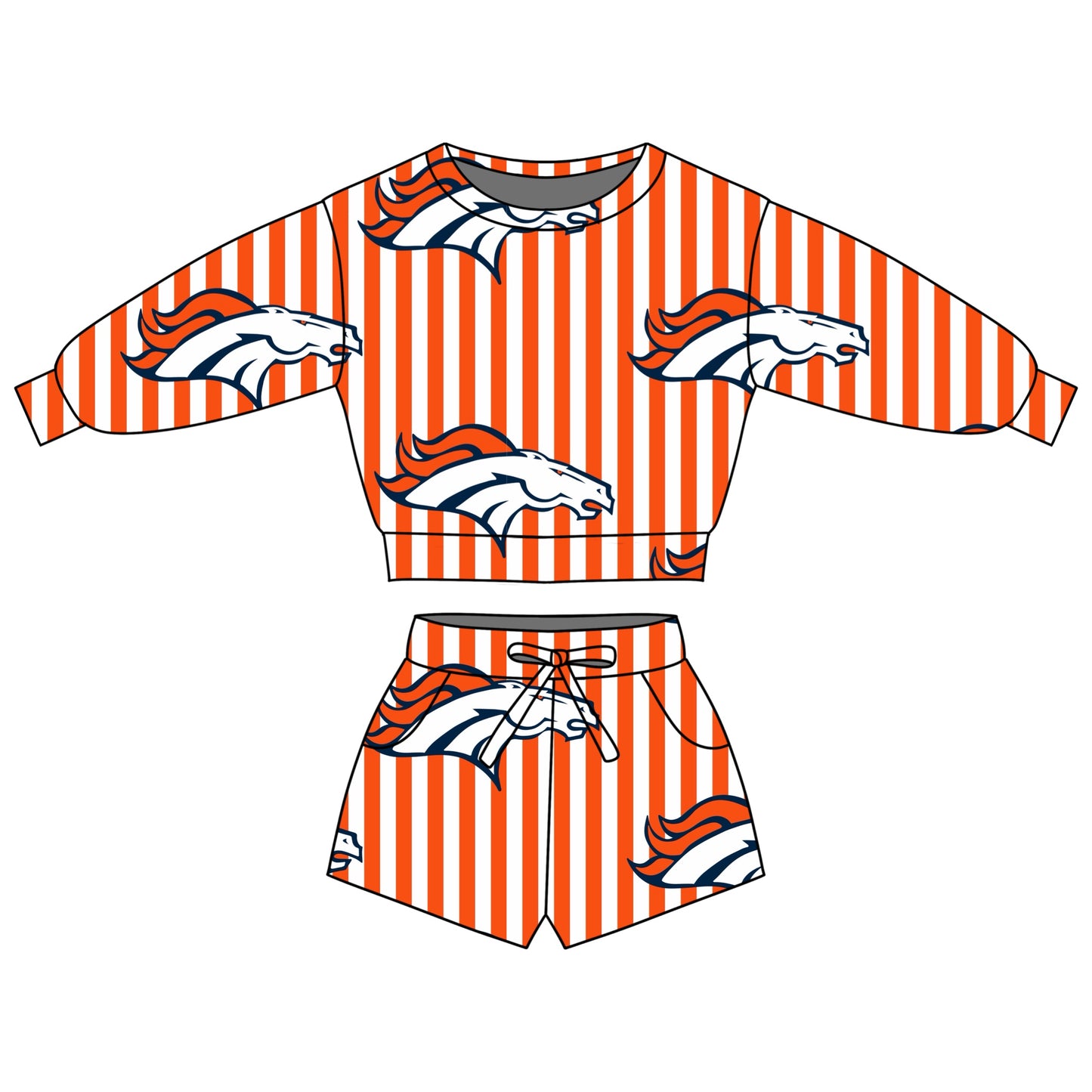 PRE ORDER - N F L LOUNGE SET - BRONCOS