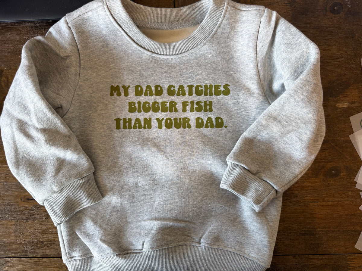 CREWNECK PULLOVER - BIGGER FISH