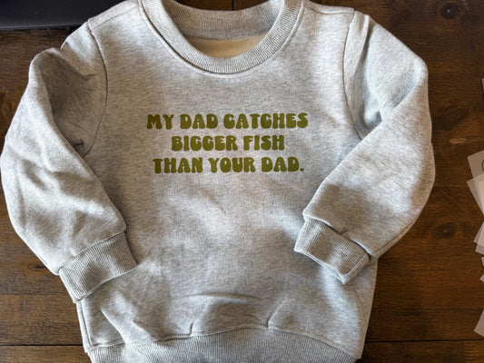 CREWNECK PULLOVER - BIGGER FISH